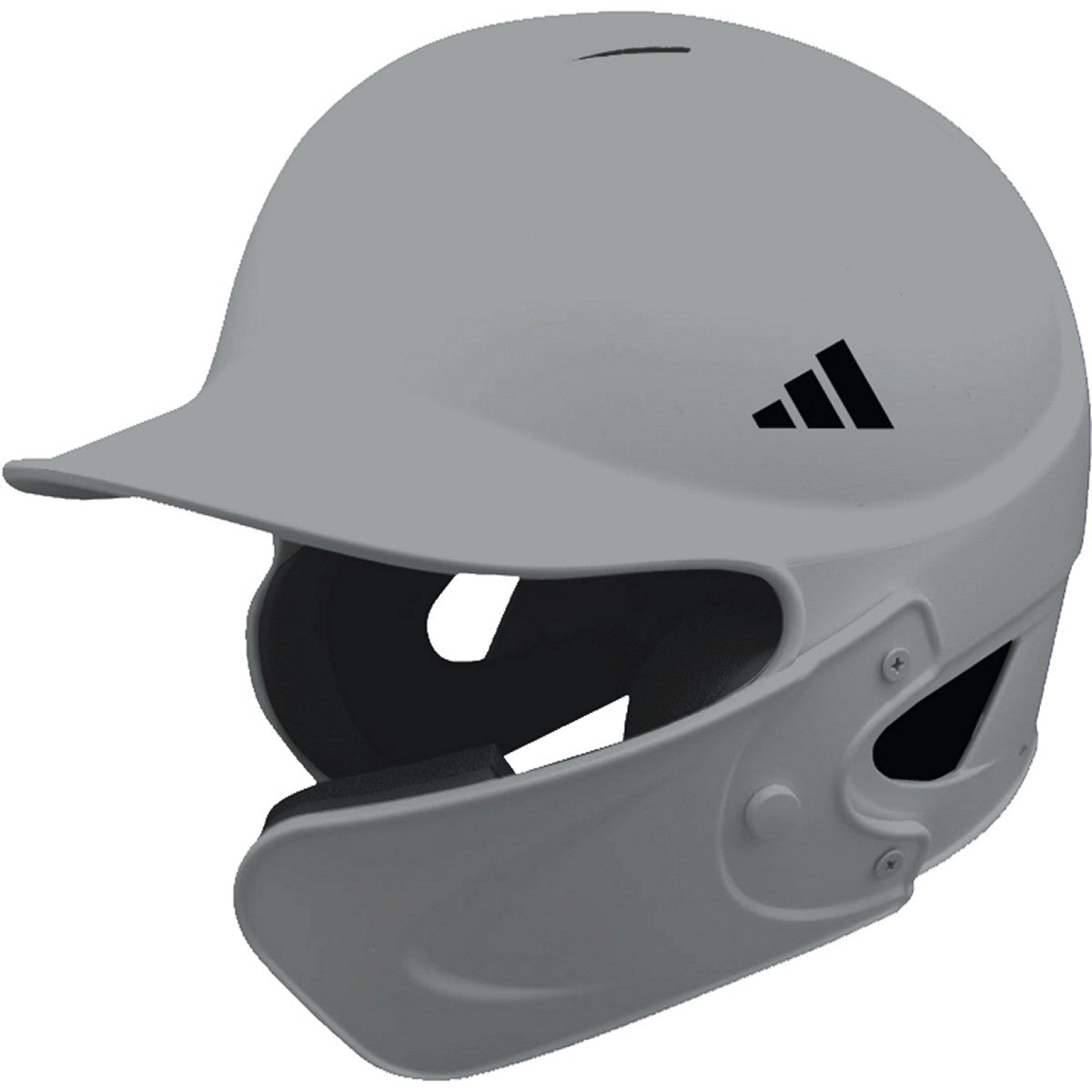 adidas Grey Batting Helmet With C-Flap adidas