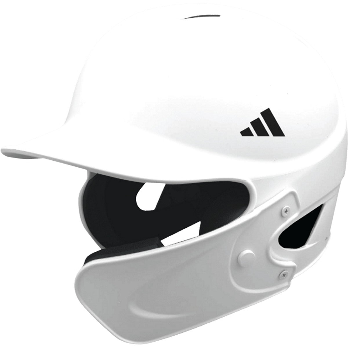 adidas White Batting Helmet With C-Flap adidas