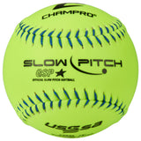 Champro One Dozen USSSA Slow Pitch .44 Synthetic 12" Softballs