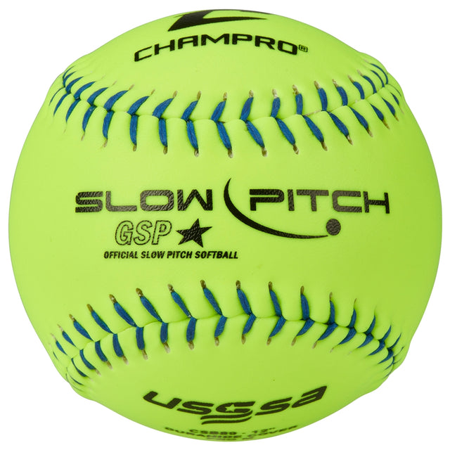 Champro One Dozen USSSA Slow Pitch .44 Synthetic 12" Softballs