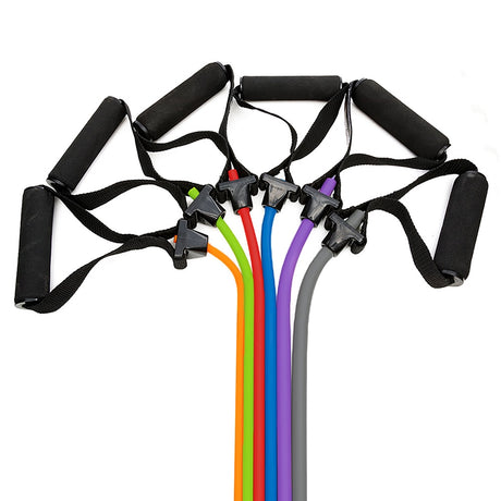 Power Systems Premium Versa Tube PLUS Exercise & Wellness Strength Resistance Bands