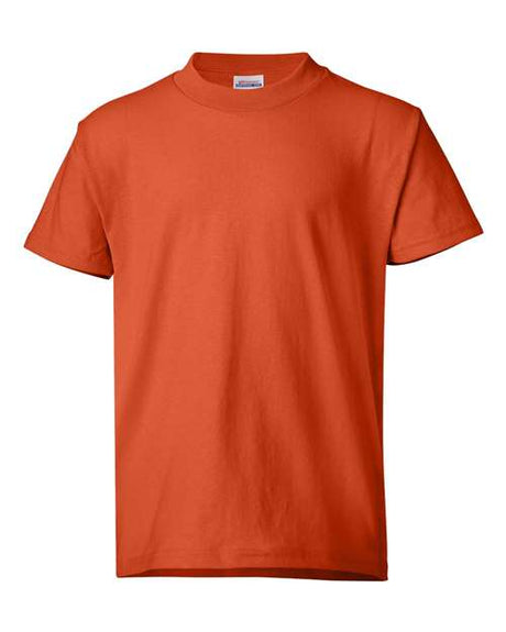 Hanes Youth EcoSmart 50/50 Cotton/Poly T-Shirt Youth Apparel Shirts & Tops