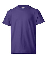 Hanes Youth EcoSmart 50/50 Cotton/Poly T-Shirt Youth Apparel Shirts & Tops