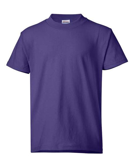 Hanes Youth EcoSmart 50/50 Cotton/Poly T-Shirt Youth Apparel Shirts & Tops