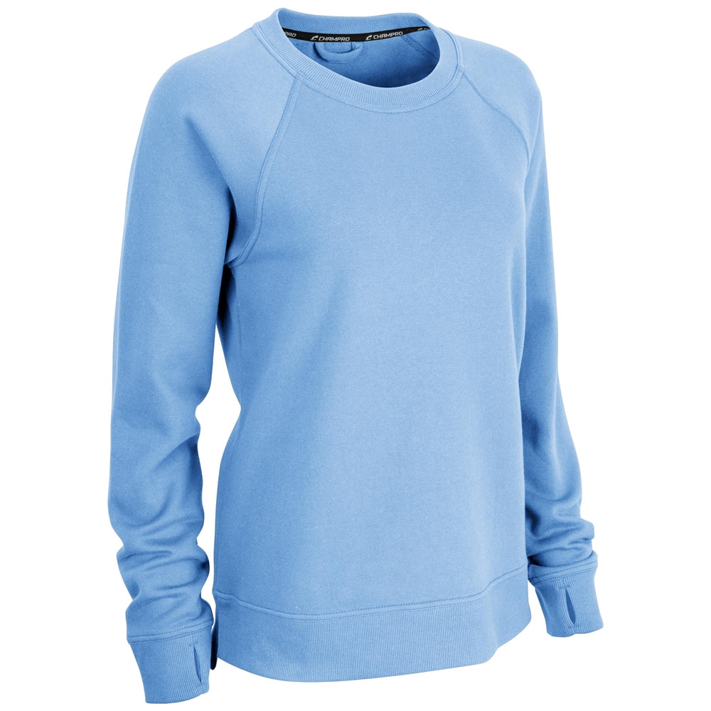 Champro Women's Victory Split Hem Crew Fleece