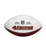 Wilson San Francisco 49ers Full Size Autographable Football Fan Gear NFL San Francisco 49ers