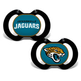 Baby Fanatic Jacksonville Jaguars Pacifier 2 Pack Fan Gear NFL Jacksonville Jaguars
