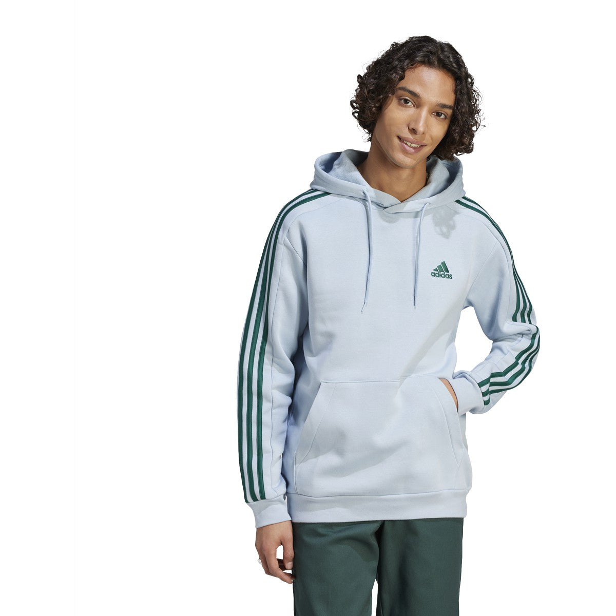 adidas Men's Essentials Fleece 3-Stripes Hoodie adidas