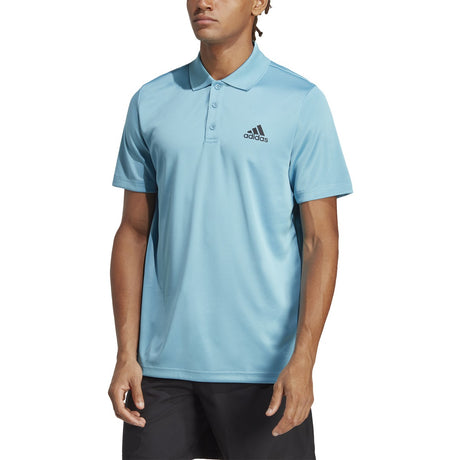 adidas Mens Designed to Move Three Stripes Polo Shirt Adidas