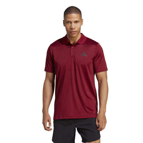 adidas Mens Designed to Move Three Stripes Polo Shirt Adidas