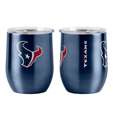 BOELTER Houston Texans 16oz Curved Beverage Ultra Travel Tumbler Fan Gear NFL Houston Texans