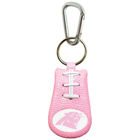 Gamewear Carolina Panthers Pink Football Keychain Fan Gear NFL Carolina Panthers