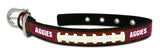 Gamewear Texas A&M Aggies Classic Leather Football Pet Collar Size Small Fan Gear NCAA Texas A&M Aggies