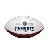Wilson New England Patriots Full Size Autographable Football Fan Gear NFL New England Patriots
