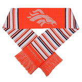 Forever Collectibles Denver Broncos Glitter Stripe Scarf Fan Gear NFL Denver Broncos