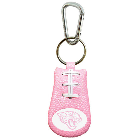 Gamewear Jacksonville Jaguars Pink Football Keychain Fan Gear NFL Jacksonville Jaguars