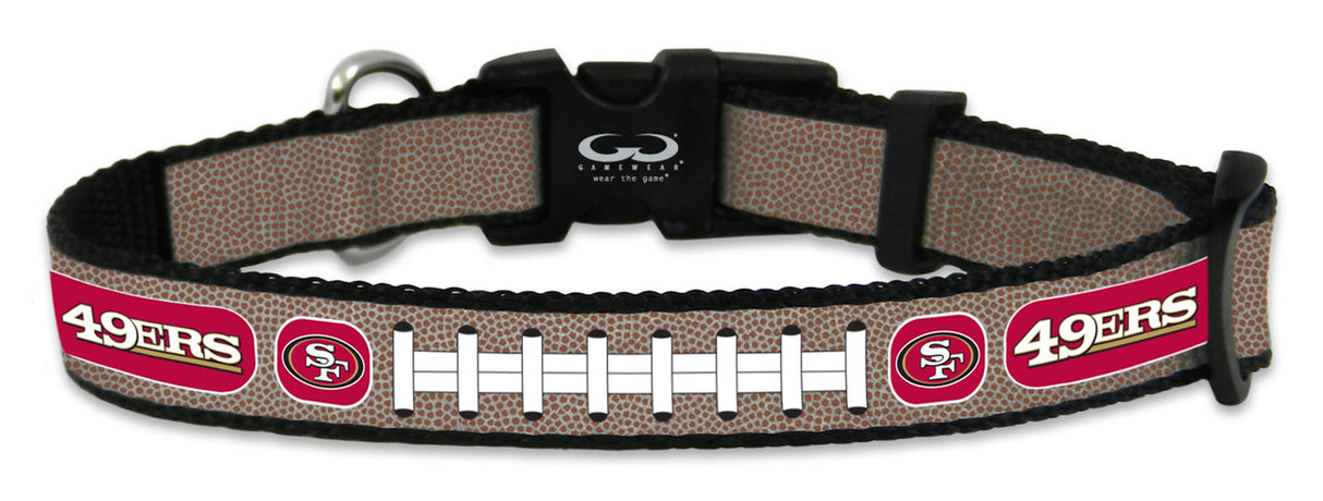 Gamewear San Francisco 49ers Reflective Football Pet Collar Toy Fan Gear NFL San Francisco 49ers