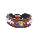 Gamewear Minnesota Vikings Classic Jersey Adrian Peterson Football Bracelet Fan Gear NFL Minnesota Vikings