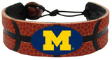 Gamewear Michigan Wolverines Classic Basketball Bracelet Fan Gear NCAA Michigan Wolverines