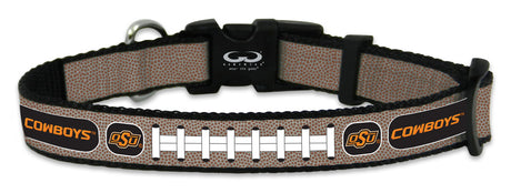 Gamewear Oklahoma State Cowboys Reflective Football Pet Collar Size Small Fan Gear NCAA Oklahoma State Cowboys