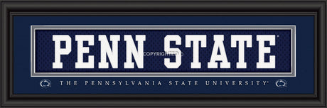 Prints Charming Penn State Nittany Lions Penn State Slogan Stitched Uniform Print Fan Gear NCAA Penn State Nittany Lions
