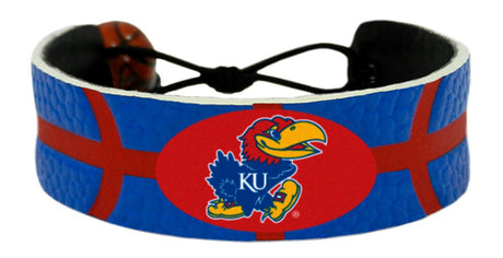 Gamewear Kansas Jayhawks Team Color Basketball Bracelet Fan Gear NCAA Kansas Jayhawks