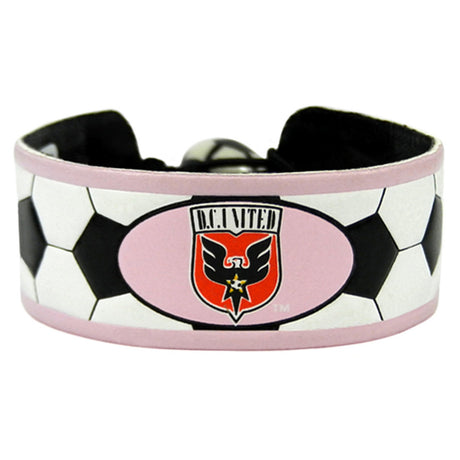 Gamewear DC United Pink Soccer Bracelet Fan Gear MLS DC United