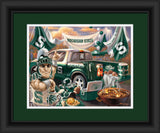 Prints Charming Michigan State Spartans Tailgate Print 15"x18" Fan Gear NCAA Michigan State Spartans