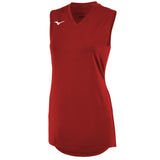 Mizuno Women's Sleeveless V-Neck Volleyball Jersey Mizuno