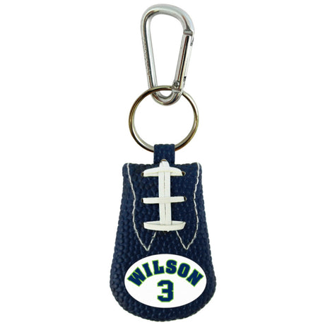 Gamewear Seattle Seahawks Team Color Jersey Russell Wilson Football Keychain Fan Gear NFL Seattle Seahawks