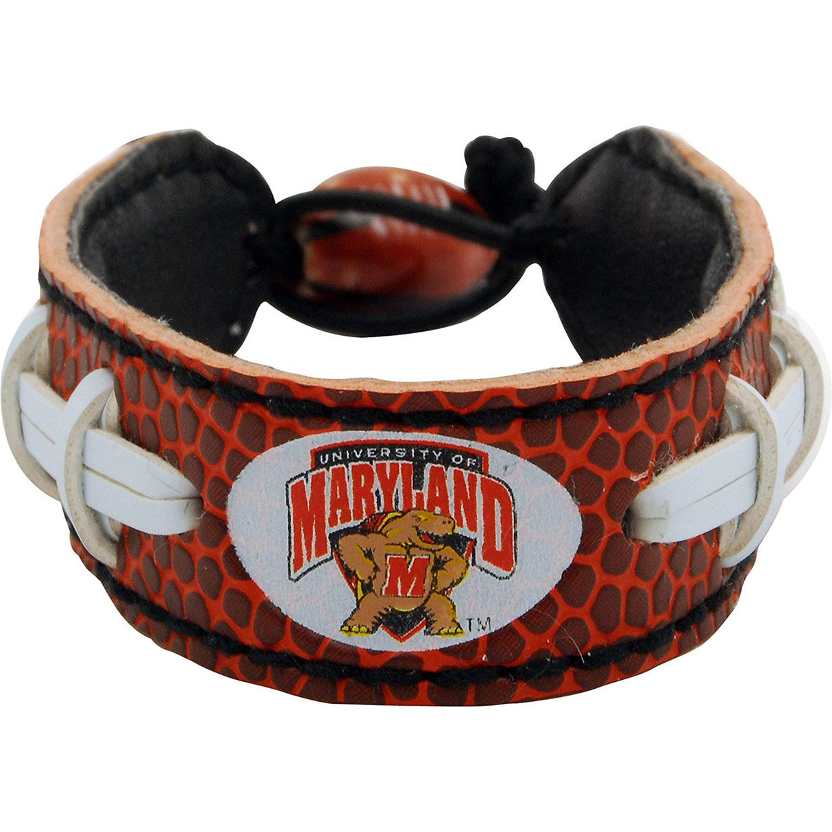 Gamewear Maryland Terrapins Alternate Classic Football Bracelet Fan Gear NCAA Maryland Terrapins