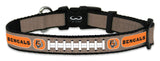 Gamewear Cincinnati Bengals Reflective Football Pet Collar Size Toy Fan Gear NFL Cincinnati Bengals