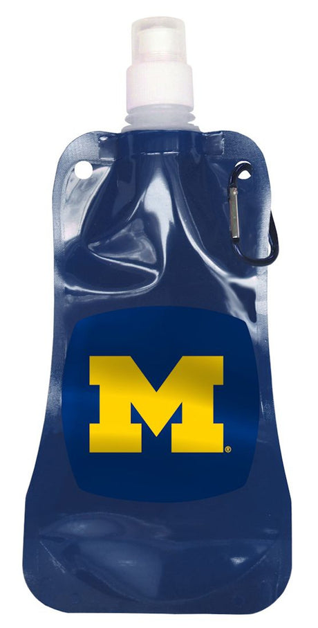 BOELTER Michigan Wolverines 16oz Foldable Water Bottle Fan Gear NCAA Michigan Wolverines