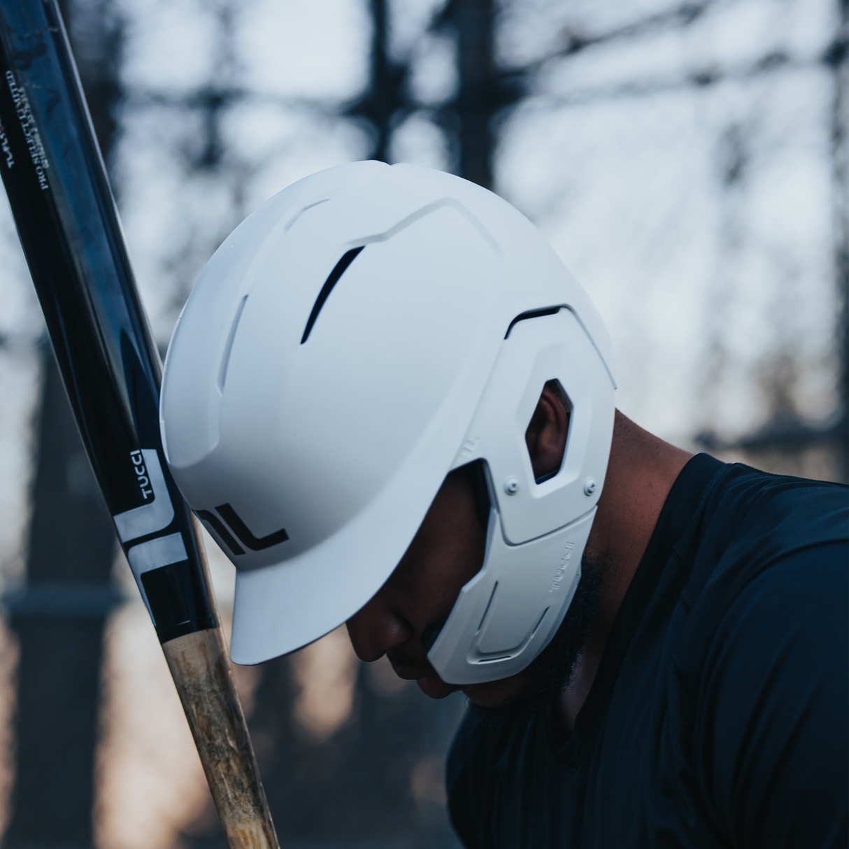 Tucci Potenza Batting Helmet with Jaw Flap Tucci
