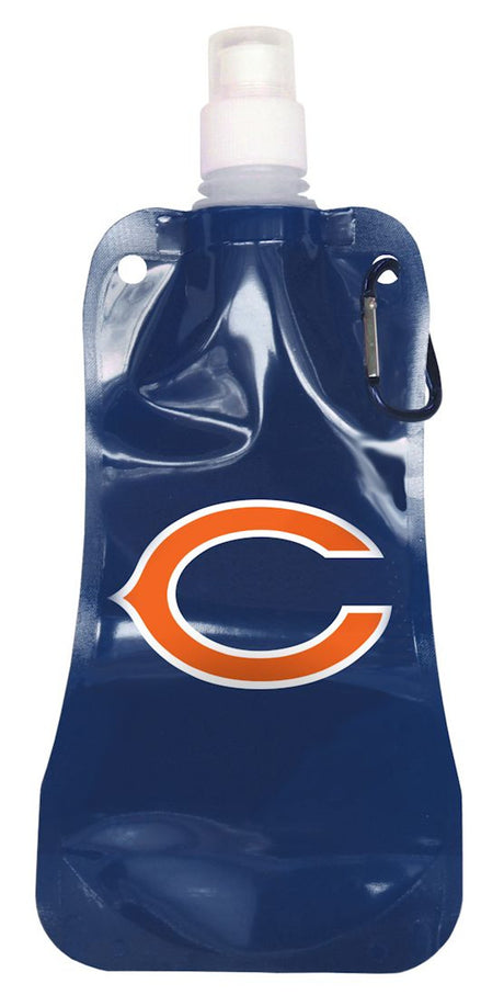 BOELTER Chicago Bears 16oz Foldable Water Bottle Fan Gear NFL Chicago Bears