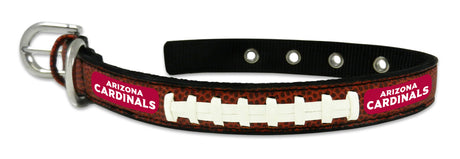 Gamewear Arizona Cardinals Pet Collar Leather Classic Football Size Small Fan Gear NFL Arizona Cardinals
