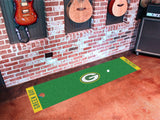 Fanmats Green Bay Packers Putting Green Mat Fan Gear NFL Green Bay Packers
