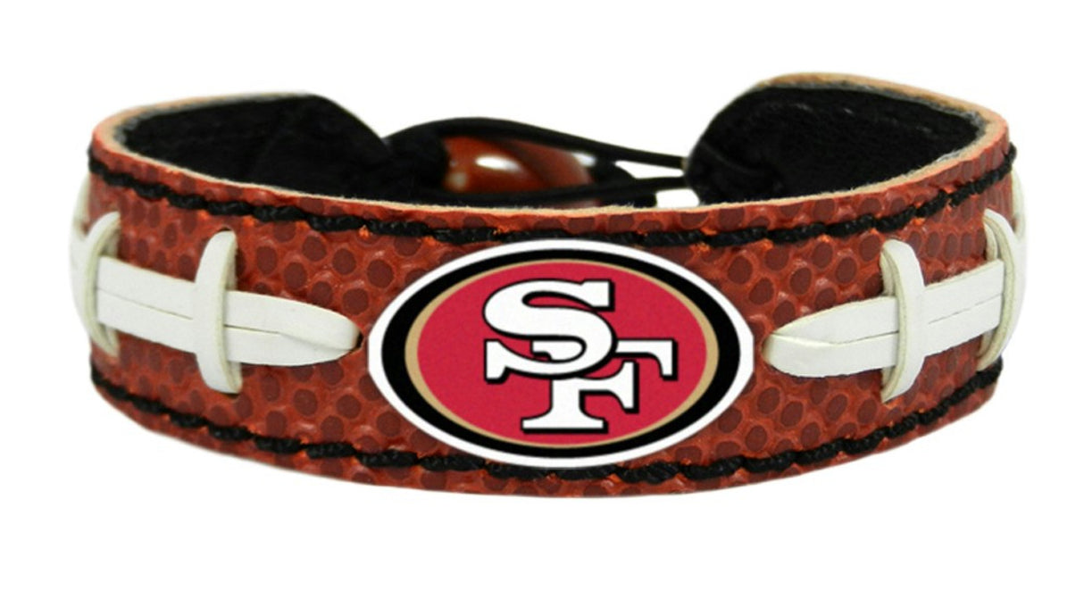 Gamewear San Francisco 49ers Classic Football Bracelet Fan Gear NFL San Francisco 49ers