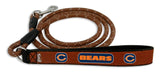 Gamewear Chicago Bears Leather Chain Football Pet Leash Size Medium Fan Gear NFL Chicago Bears