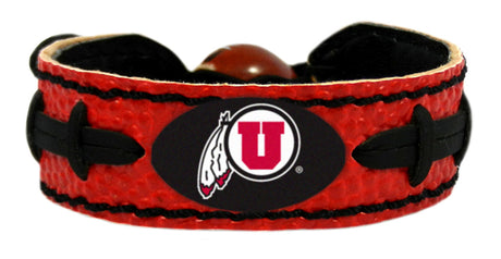 Gamewear Utah Utes Team Color Football Bracelet Fan Gear NCAA Utah Utes