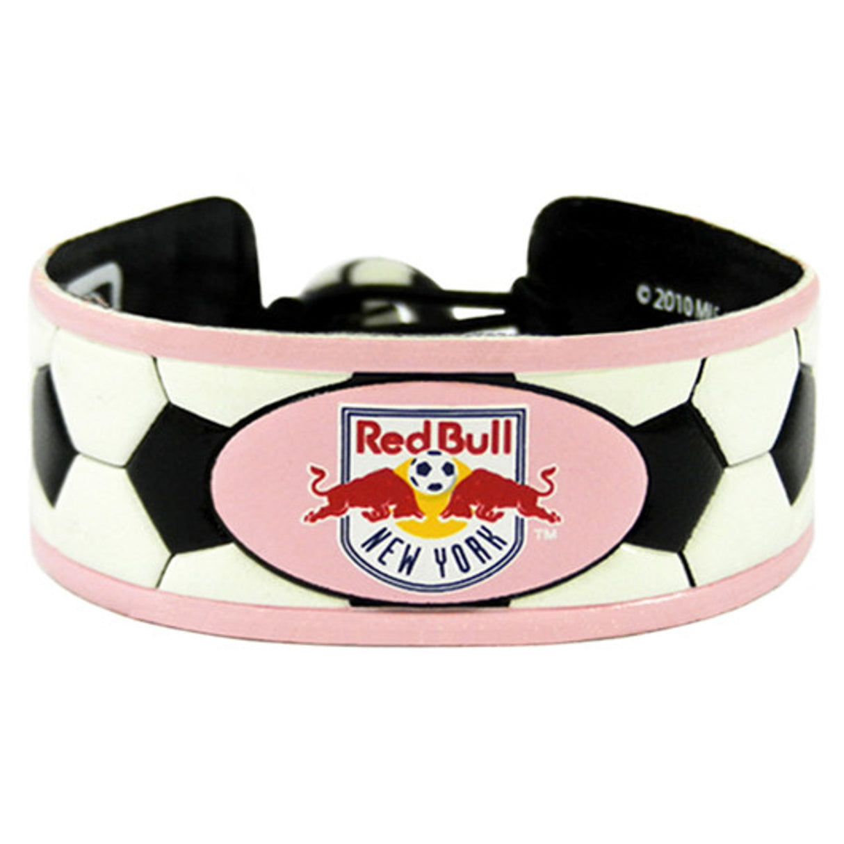 Gamewear New York Red Bulls Pink Soccer Bracelet Fan Gear MLS New York Red Bulls