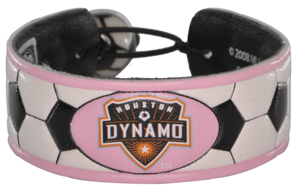 Gamewear Houston Dynamo Pink Soccer Bracelet Fan Gear MLS Houston Dynamo