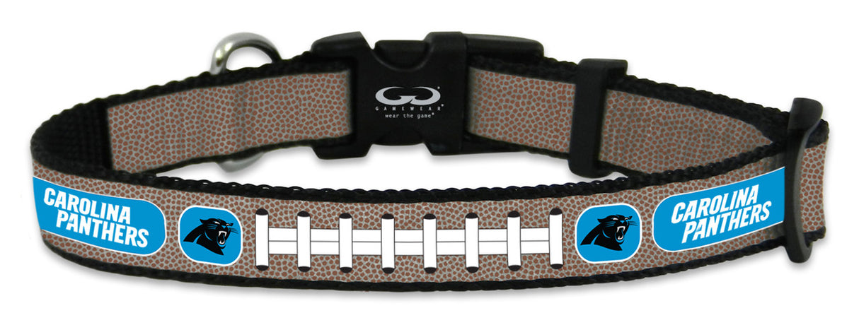 Gamewear Carolina Panthers Reflective Football Pet Collar Size Small Fan Gear NFL Carolina Panthers