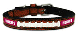 Gamewear Virginia Tech Hokies Leather Classic Football Pet Collar Toy Fan Gear NCAA Virginia Tech Hokies