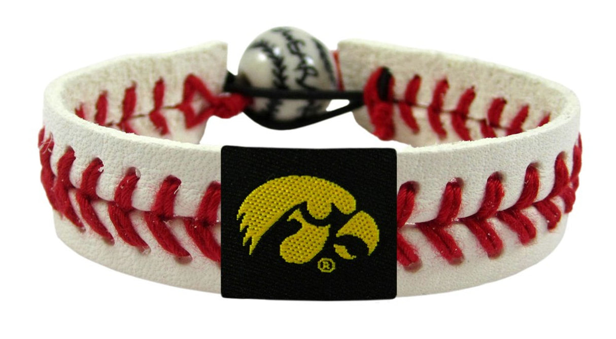 Gamewear Iowa Hawkeyes Classic Baseball Bracelet Fan Gear NCAA Iowa Hawkeyes