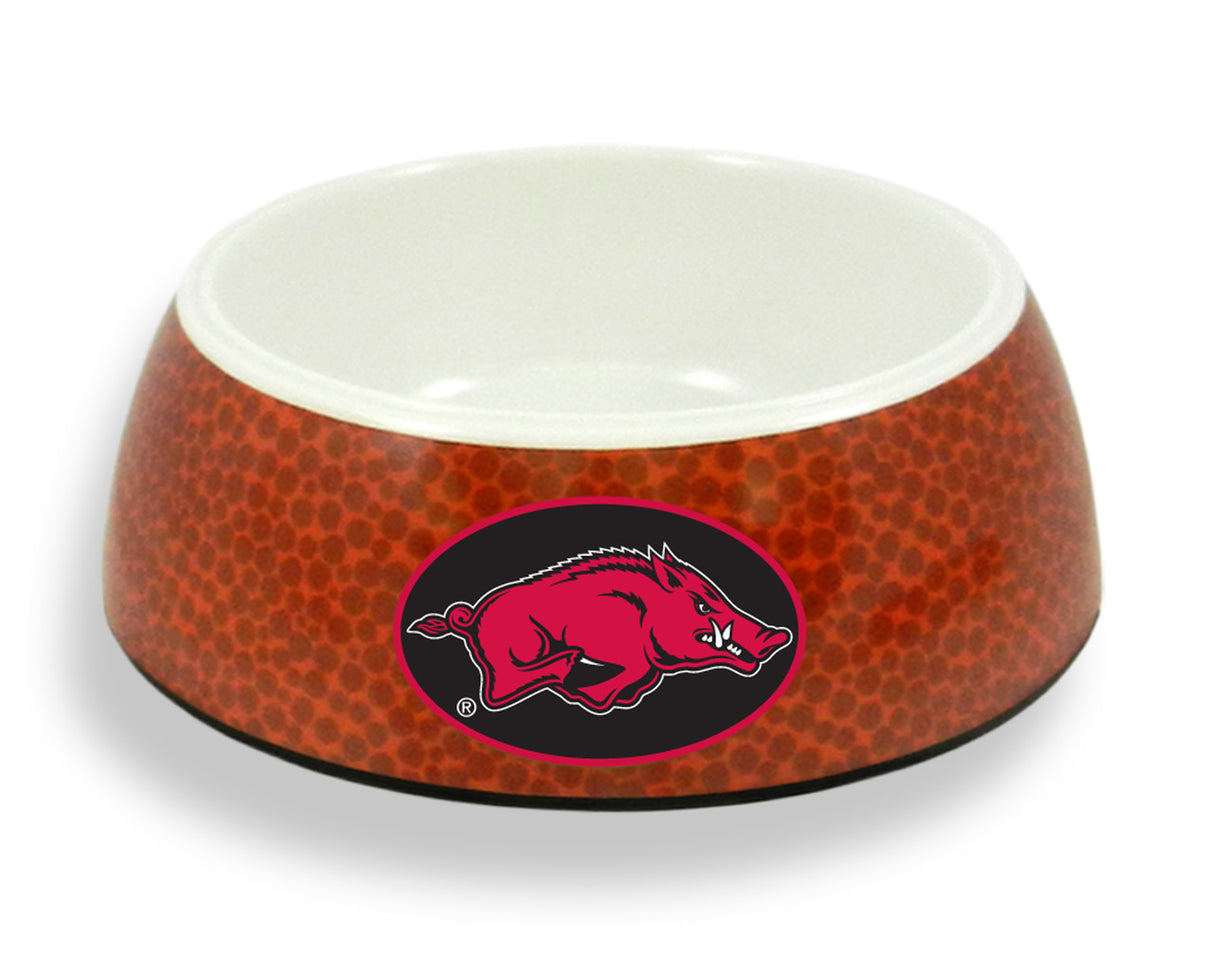 Gamewear Arkansas Razorbacks Classic Football Pet Bowl Fan Gear NCAA Arkansas Razorbacks