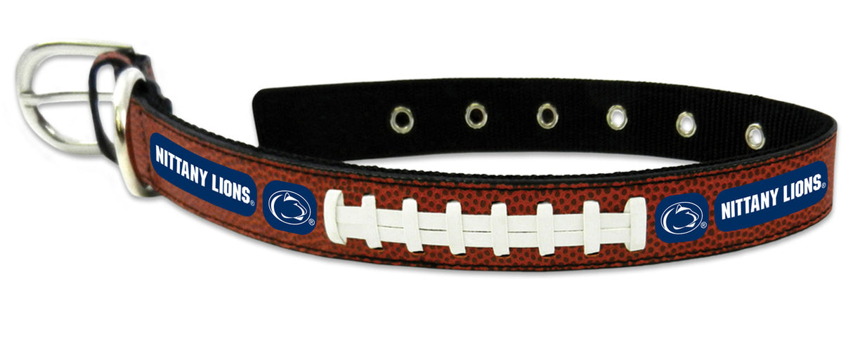 Gamewear Penn State Nittany Lions Classic Leather Football Pet Collar Size Large Fan Gear NCAA Penn State Nittany Lions