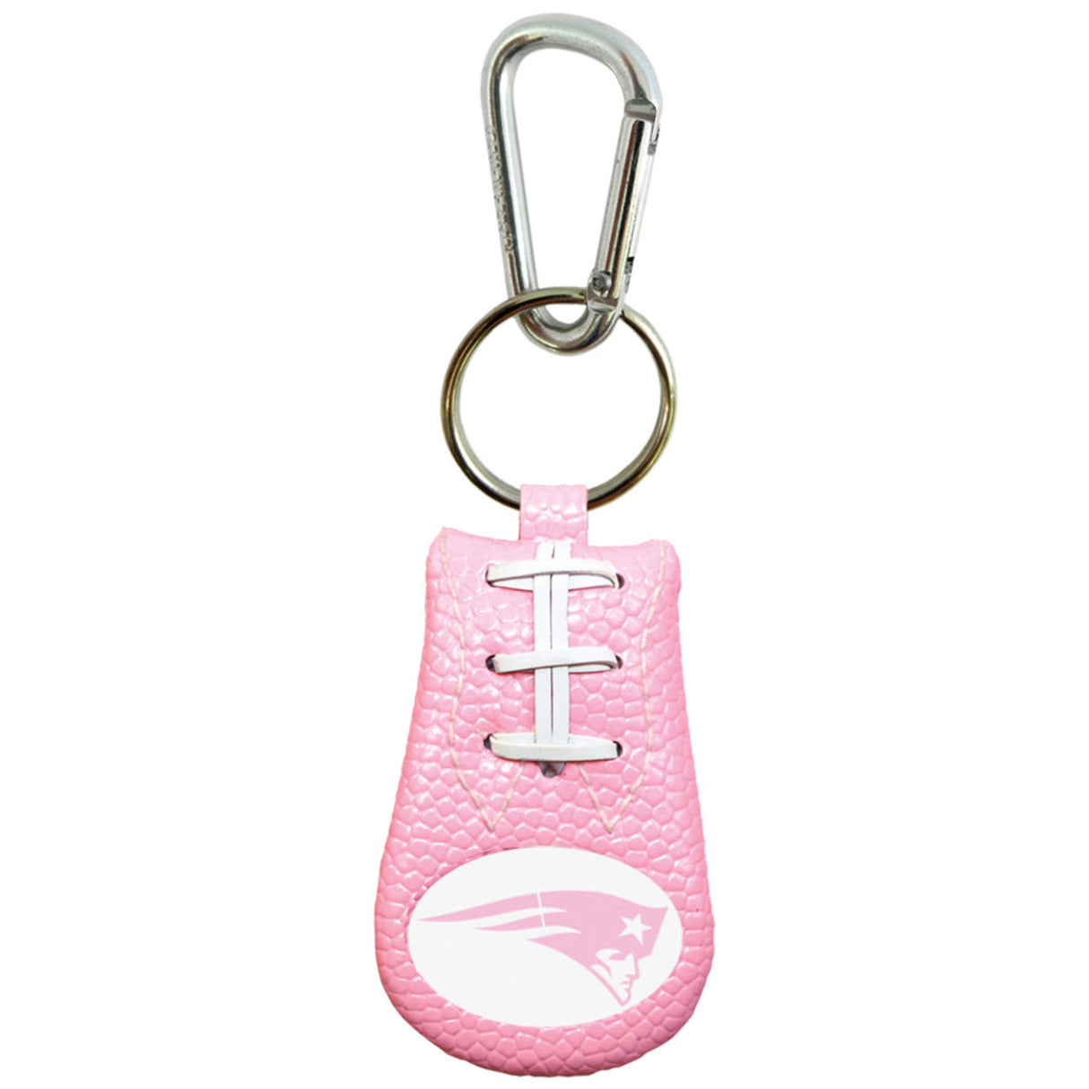Gamewear New England Patriots Pink Football Keychain Fan Gear NFL New England Patriots