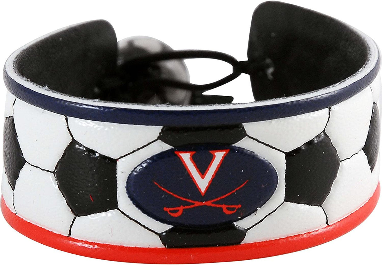 Gamewear Virginia Cavaliers Classic Soccer Bracelet Fan Gear NCAA Virginia Cavaliers