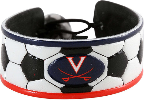 Gamewear Virginia Cavaliers Classic Soccer Bracelet Fan Gear NCAA Virginia Cavaliers